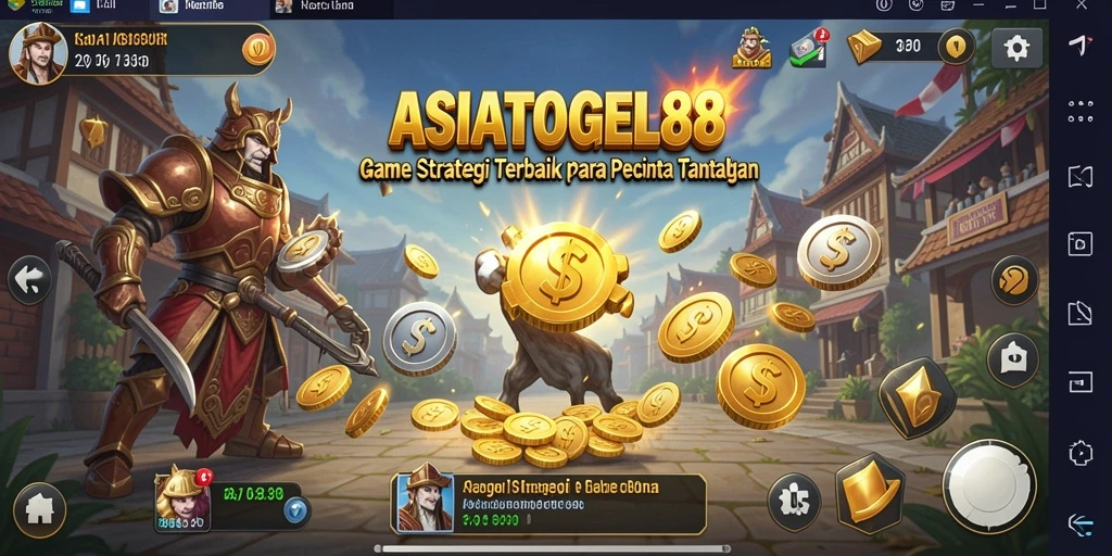 Tampilan gameplay menarik yang menantang strategi pemain.